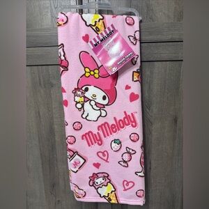 New Hello Kitty & Friends Pink My Melody Ice Cream Large 27" x 54" Beach Towel